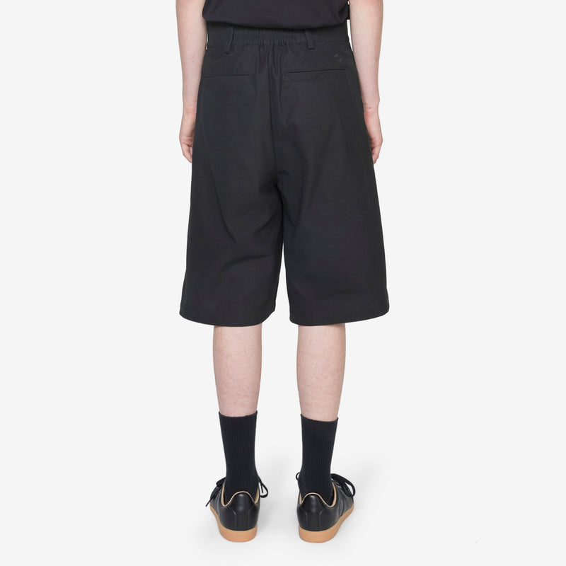 Wide-Leg  Shorts Black Shorts
