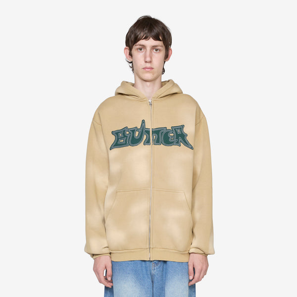 Encounter Zip-Thru Hood Washed Tan Jumpers