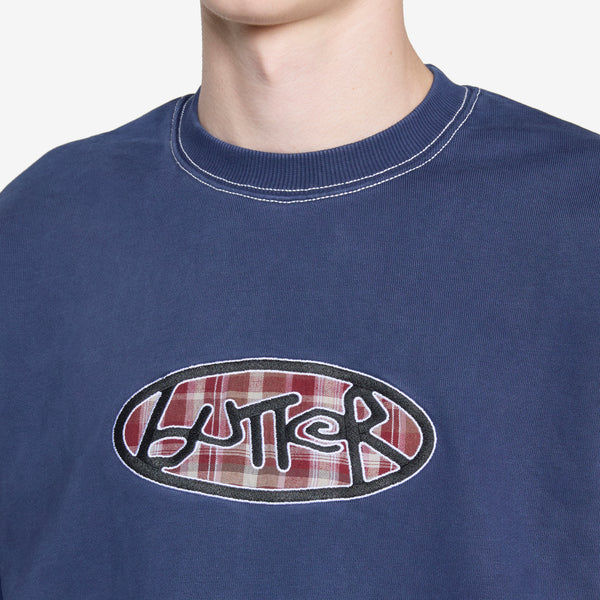 Crust Crewneck Washed Navy Jumpers