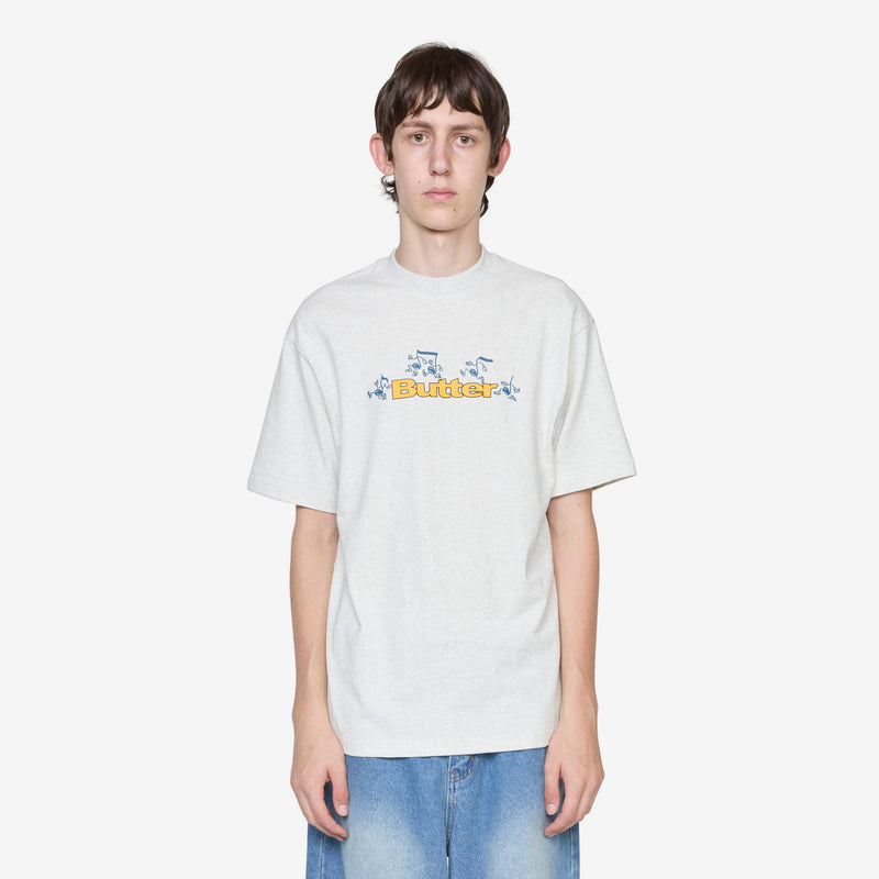 Tempo Logo T-Shirt Ash Tees