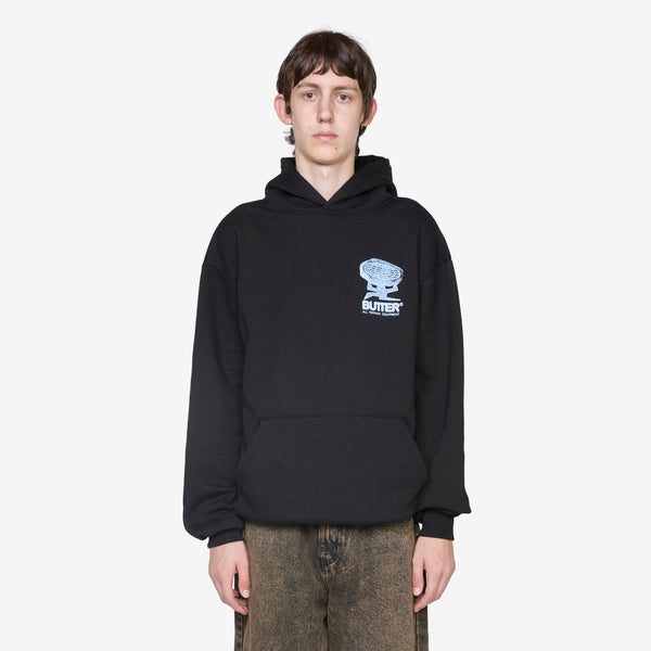 Terrain Pullover Hood Black Jumpers