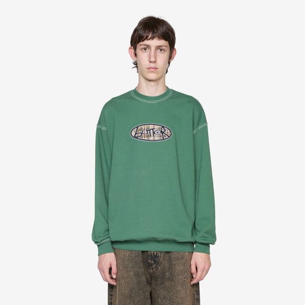 Crust Crewneck Washed Forest Jumpers