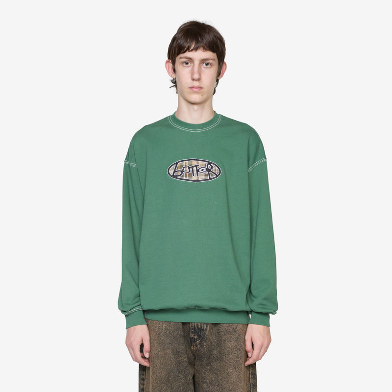 Crust Crewneck Washed Forest Jumpers