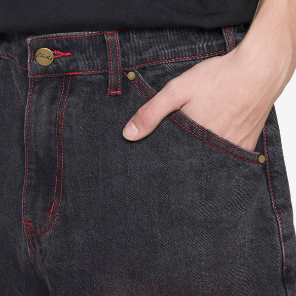 Encounter Denim Shorts Tinted Washed Black Shorts
