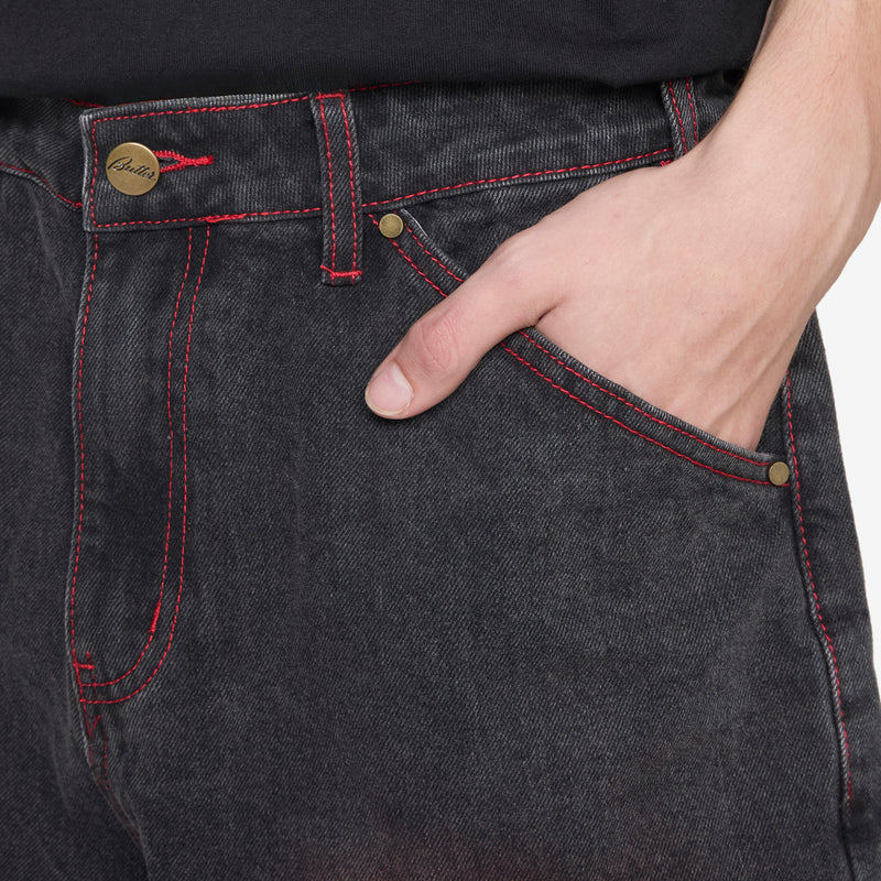 Encounter Denim Shorts Tinted Washed Black Shorts