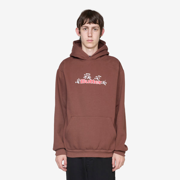 Tempo Logo Pullover Hood Chocolate Jumpers