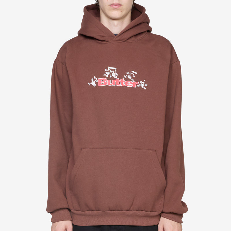 Tempo Logo Pullover Hood Chocolate Jumpers