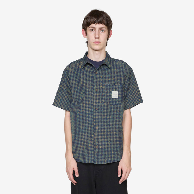 Equipment Short Sleeve Shirt Navy Shirts