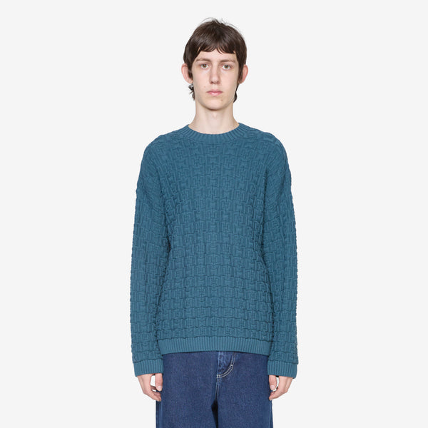 Alex Sweater Petrol Blue Jumpers