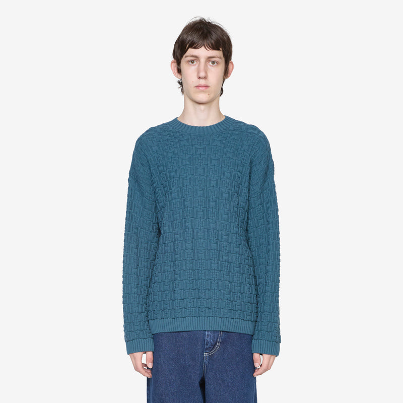 Alex Sweater Petrol Blue Jumpers