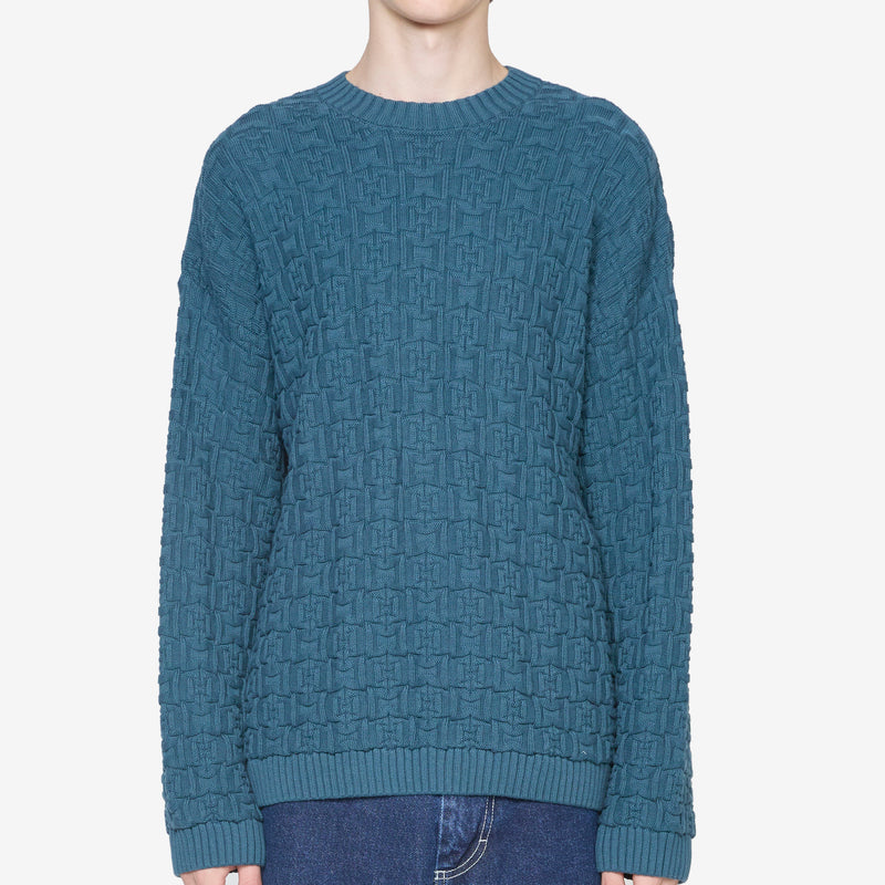 Alex Sweater Petrol Blue Jumpers