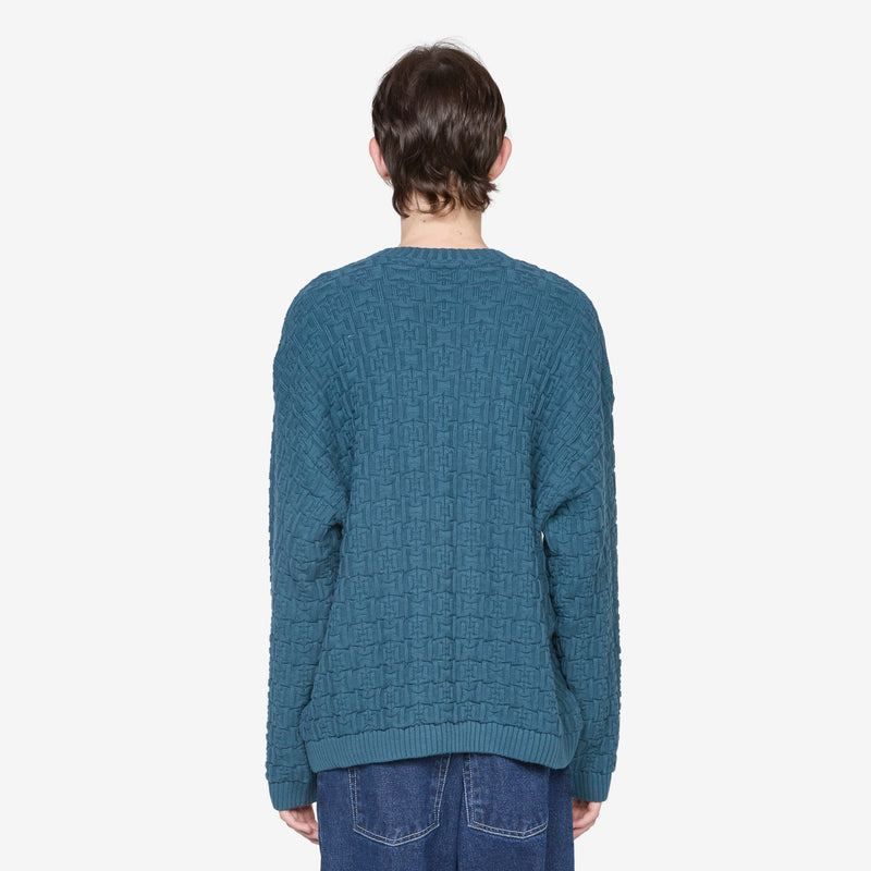 Alex Sweater Petrol Blue Jumpers