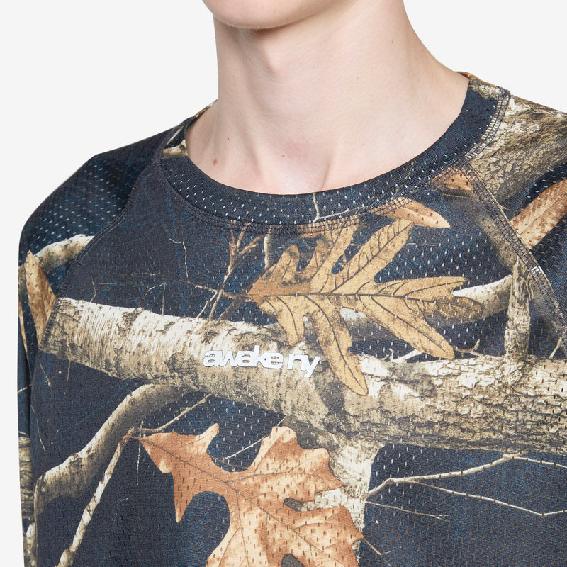 Mesh Longsleeve Top Shadow Tees