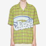 Printed Camp Collar Shirt Green