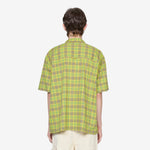 Printed Camp Collar Shirt Green