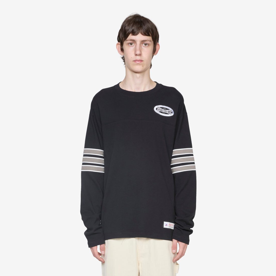 Longsleeve Varsity Jersey Black Tees