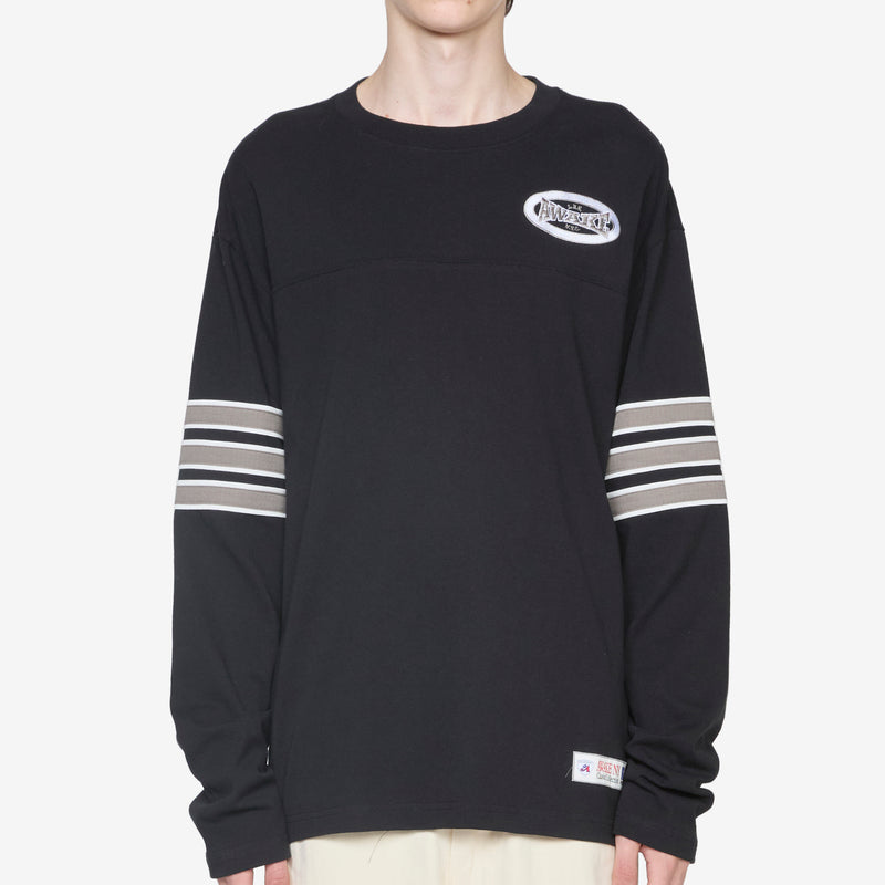 Longsleeve Varsity Jersey Black Tees
