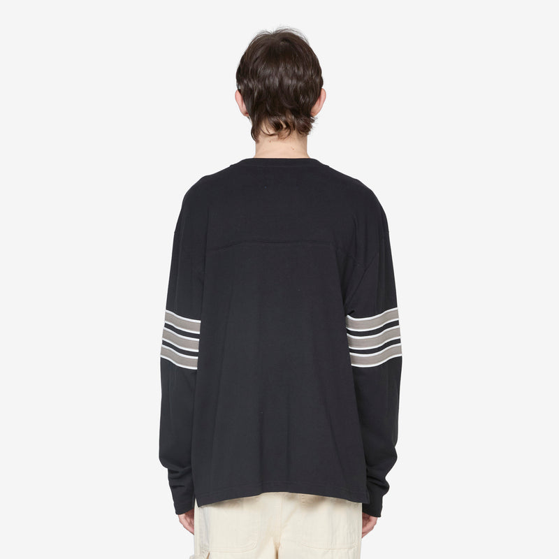Longsleeve Varsity Jersey Black Tees