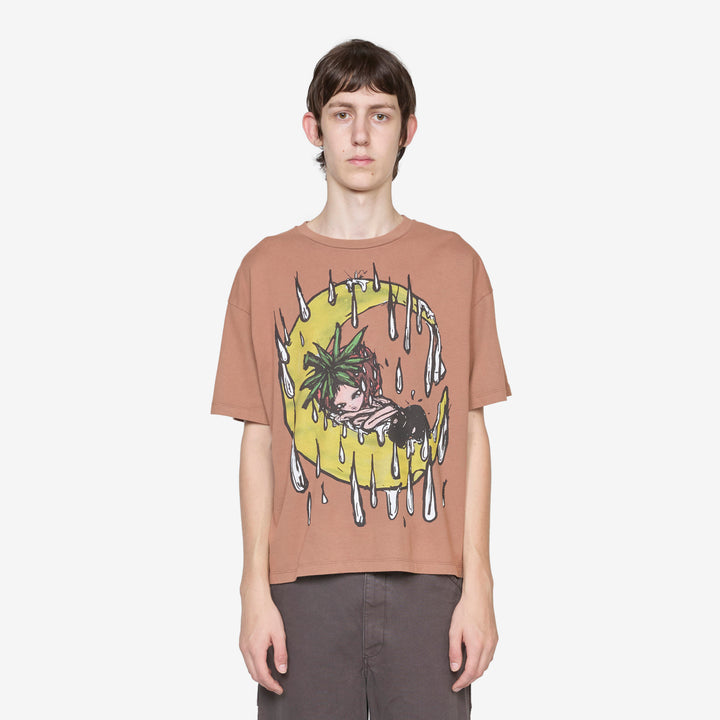 Eri T-Shirt Knit Brown Front