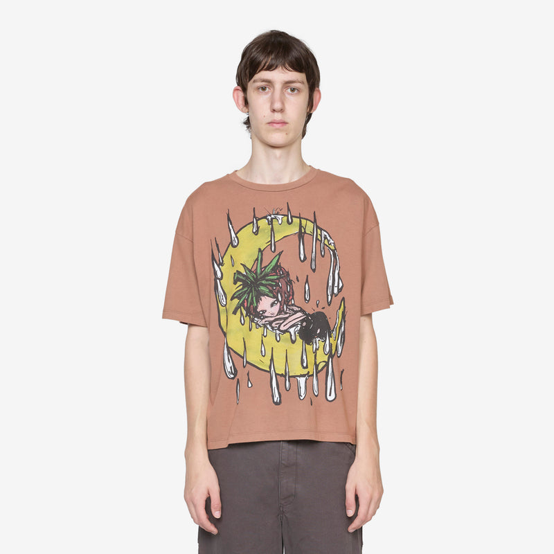 Eri T-Shirt Knit Brown Tees