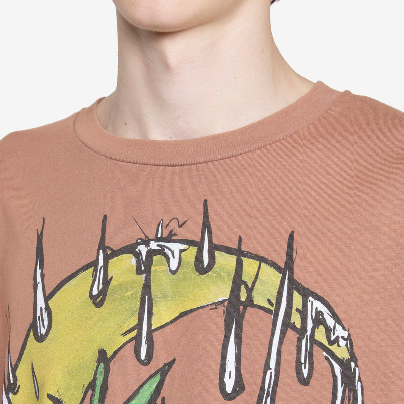 Eri T-Shirt Knit Brown Tees