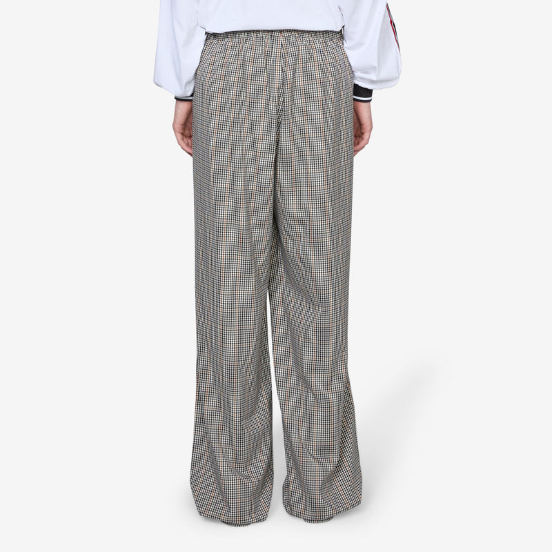 Club Check Pants Black White Pants