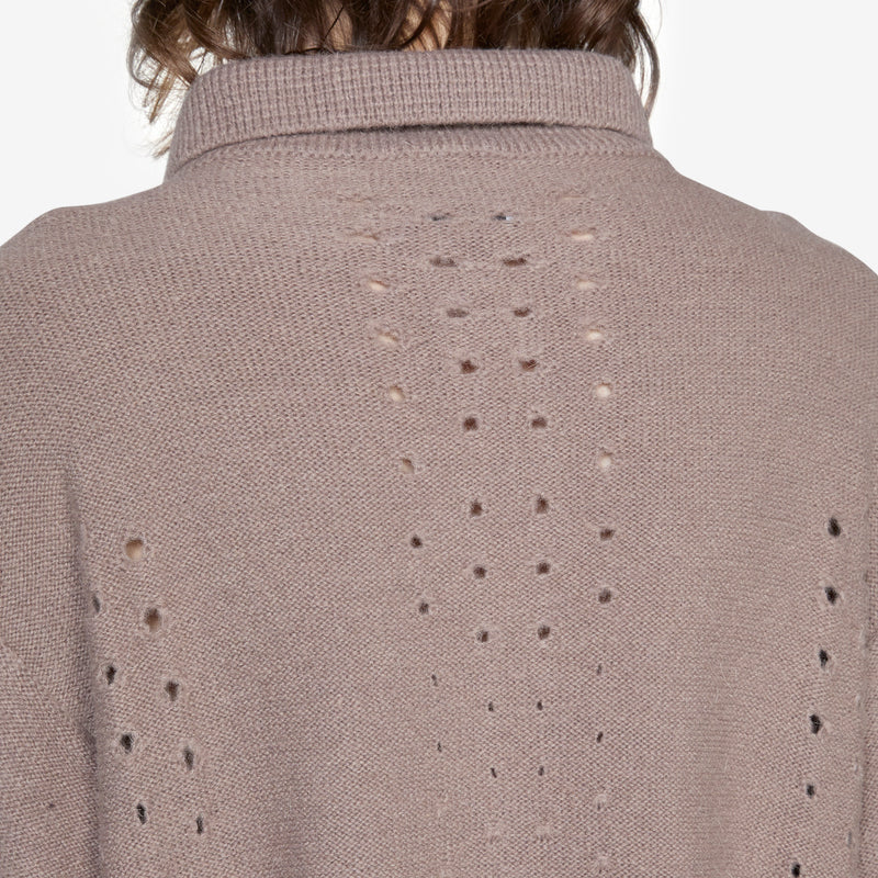 Mohair Polo Taupe Jumpers