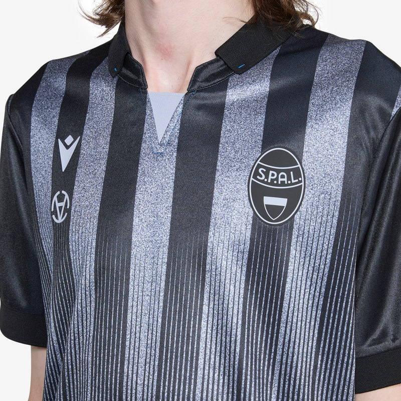 S.P.A.L. x Away Jersey 2024/25 Black | Silver Tees