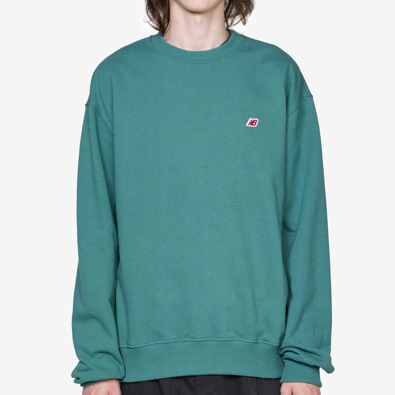 Made in USA Core Crewneck Sweatshirt New Spruce Heather Jumpers