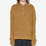 Sechura Zip Polo Mustard Melange