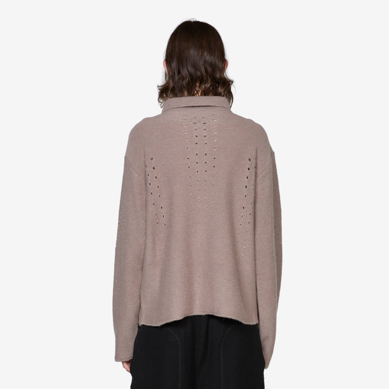 Mohair Polo Taupe Jumpers