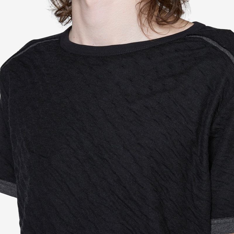 Reverse T-Shirt Black | Grey Tees
