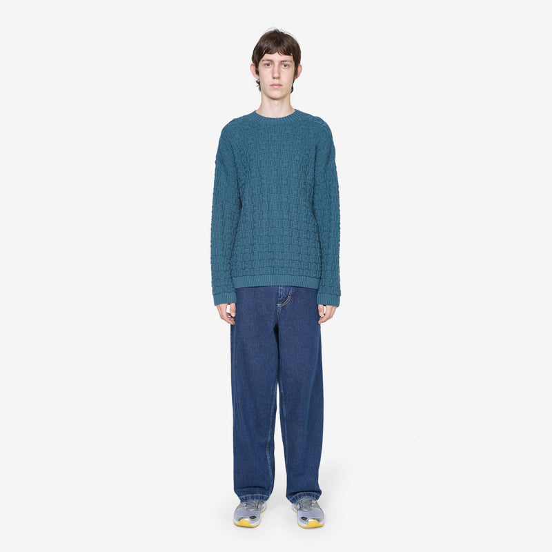 Alex Sweater Petrol Blue Jumpers