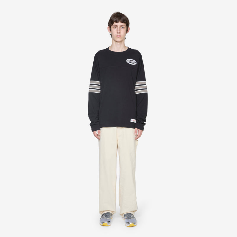Longsleeve Varsity Jersey Black Tees