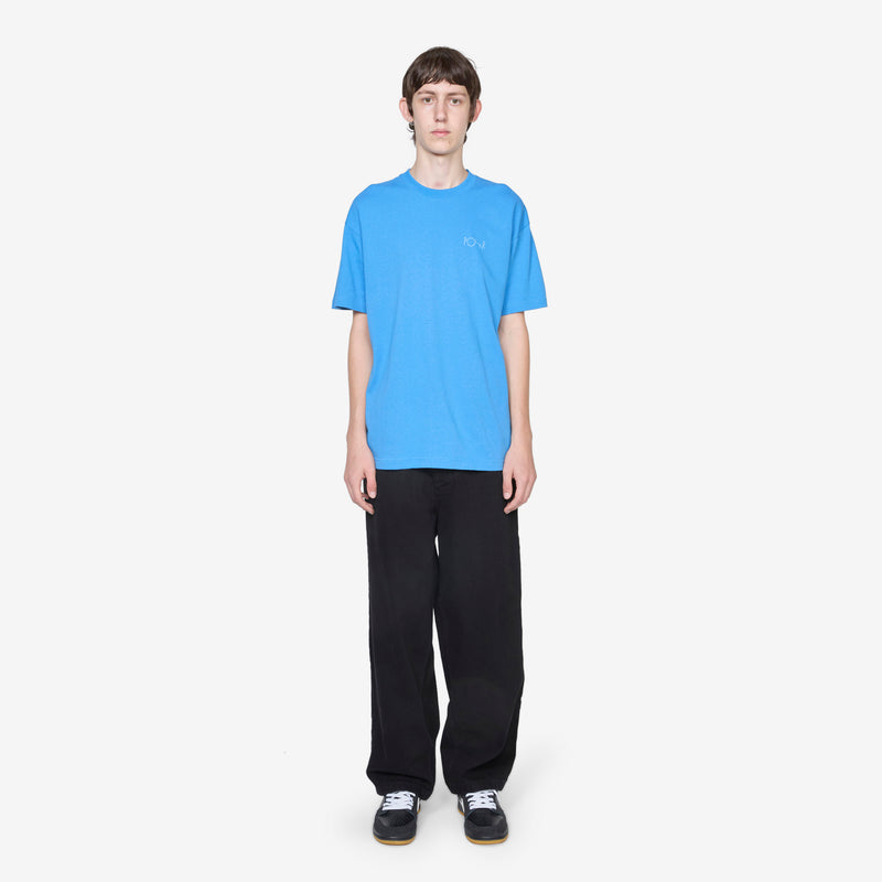 Contrast Stroke Logo T-Shirt French Blue Tees