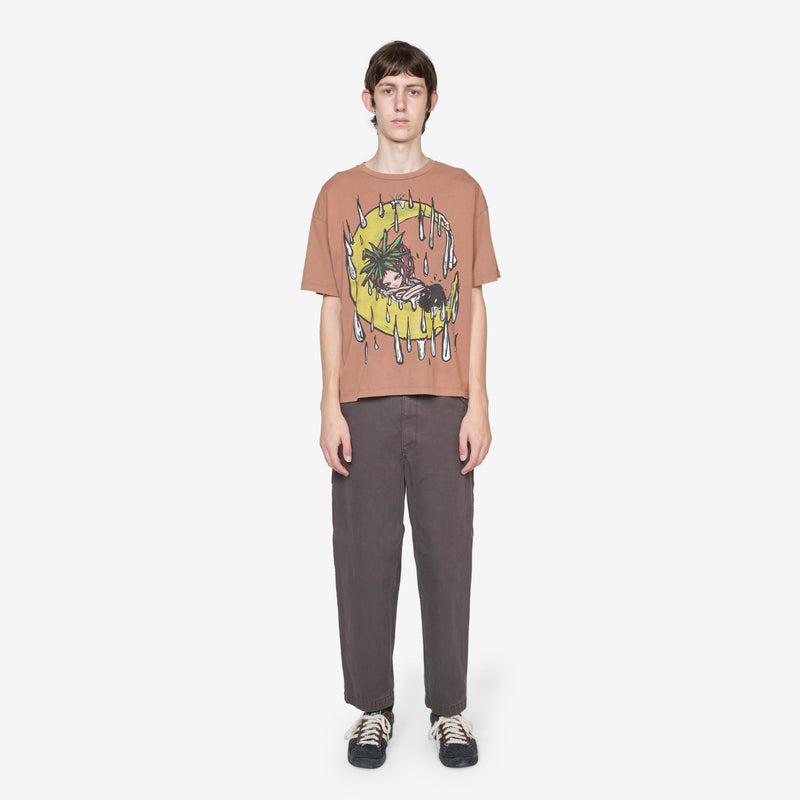Eri T-Shirt Knit Brown Tees