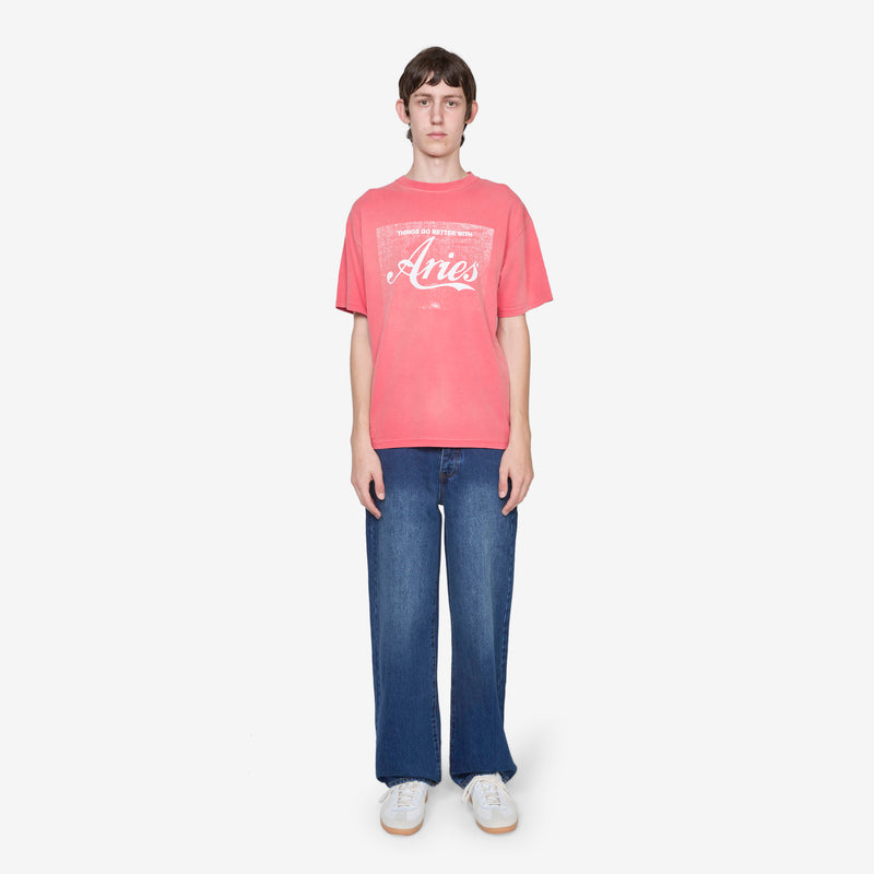 Sunbleached Cola T-Shirt Red Tees