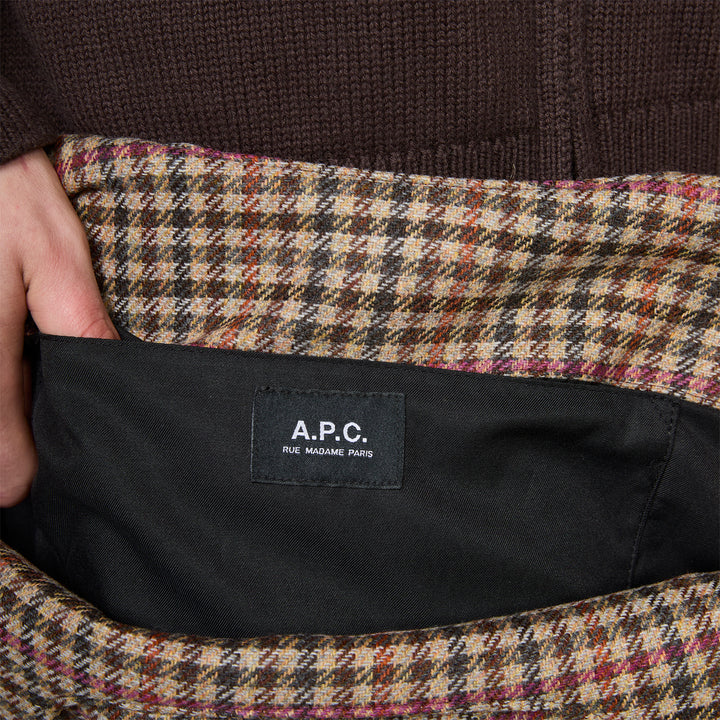 Ninon Tote Brown Tartan