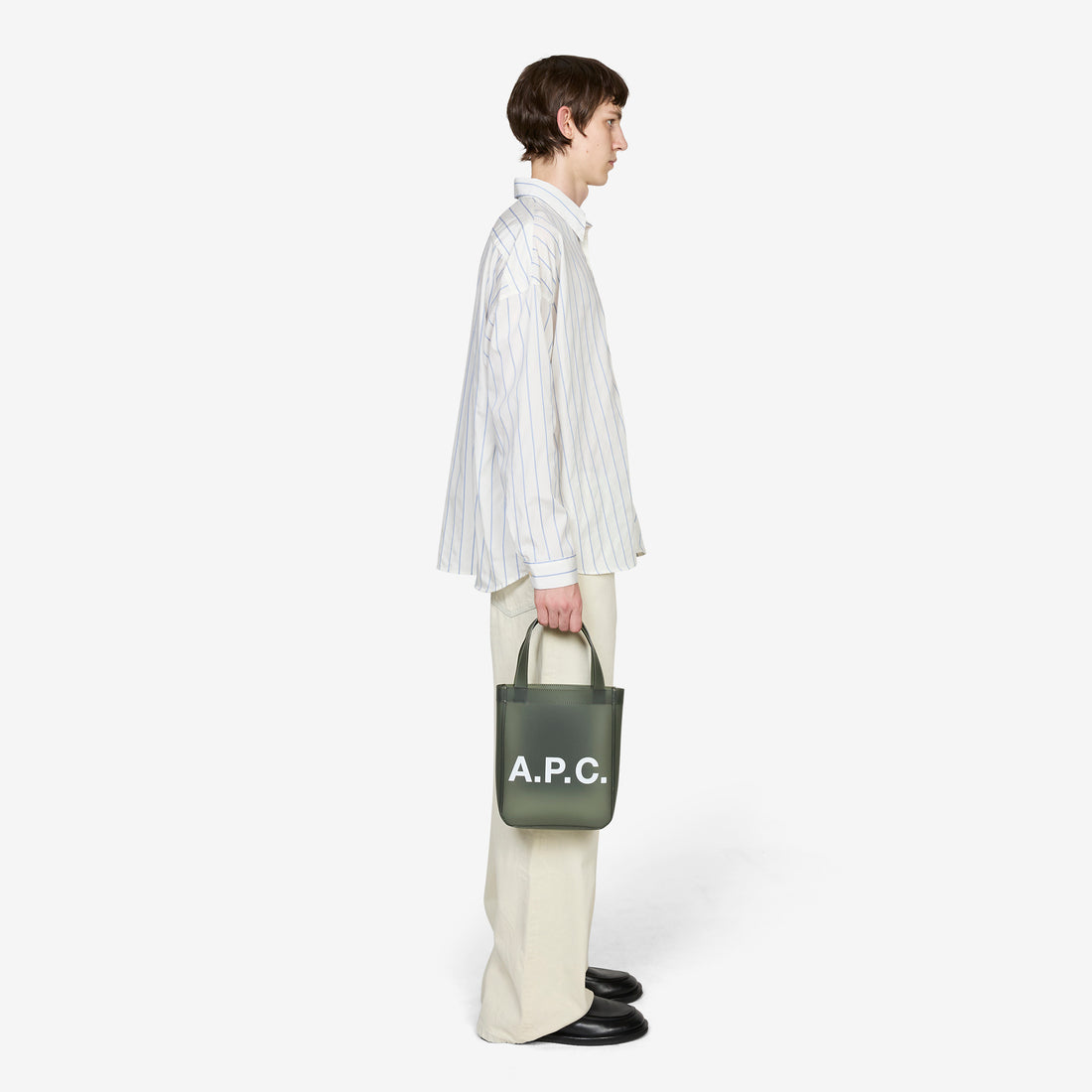 Lou Tote Small Transparent Khaki Bags