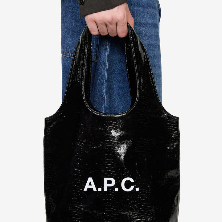 Ninon Tote Small Metallic Black