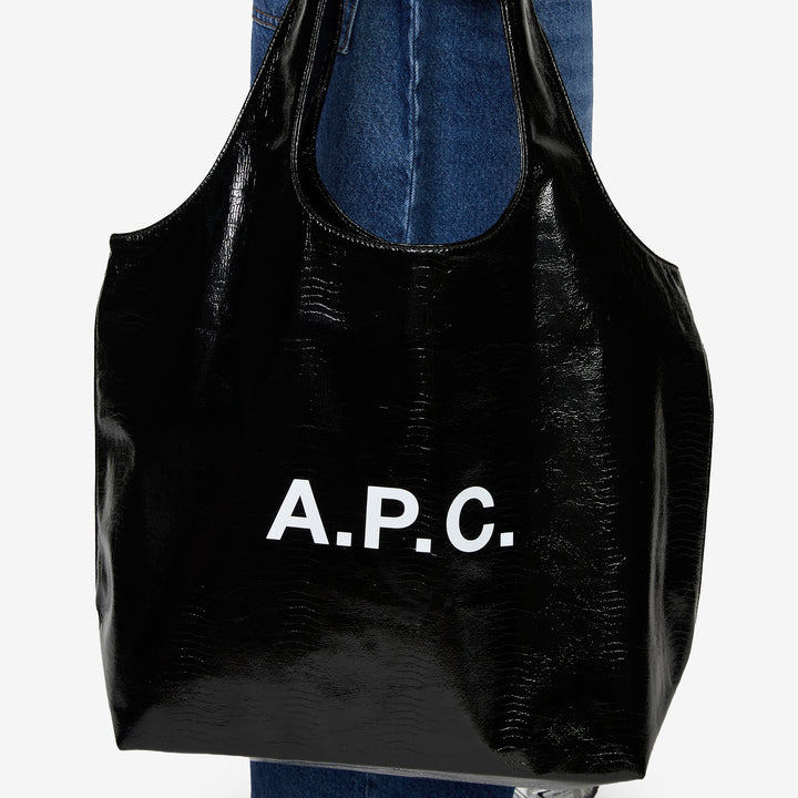 Ninon Tote Metallic Black