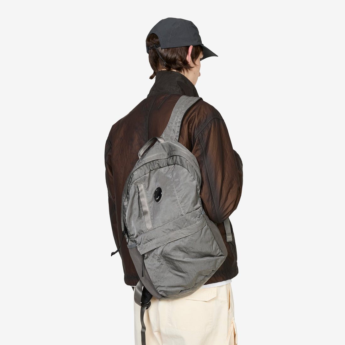 Nylon B Lens Backpack Gunmetal Bags