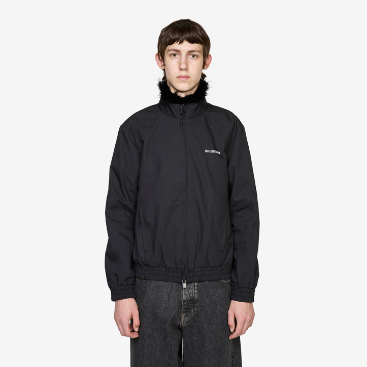 Ripstop Track Jacket Black Front