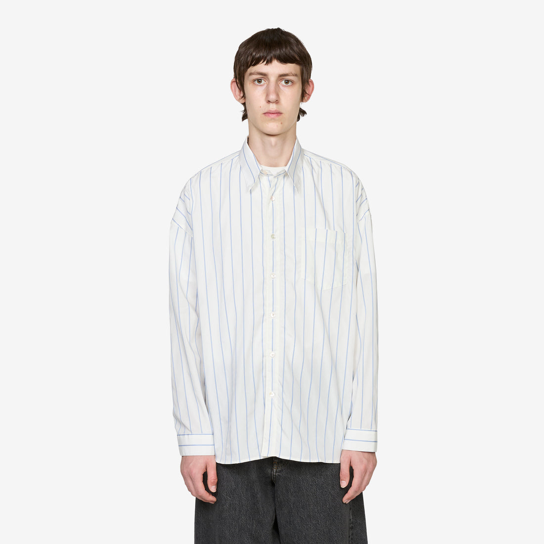 Stable Shirt Off White Stripe Shirts