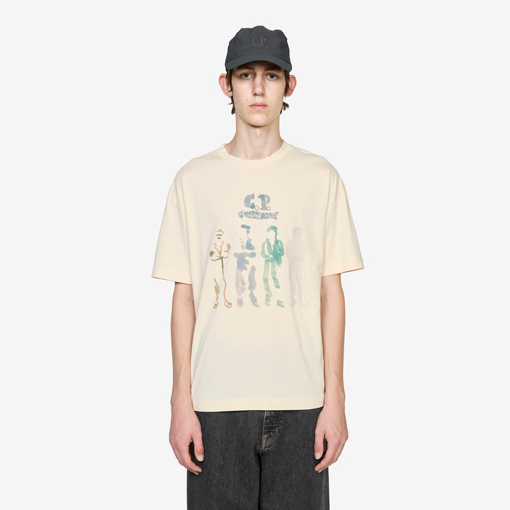 30/1 Jersey British Sailor T-Shirt Pistachio Shell Front