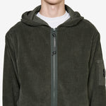 Corduroy 350 Full Zip Hooded Sweatshirt Dark Shadow