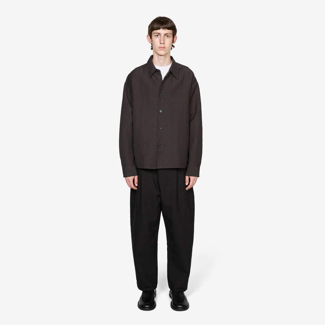 Tuck Pant Black Pants