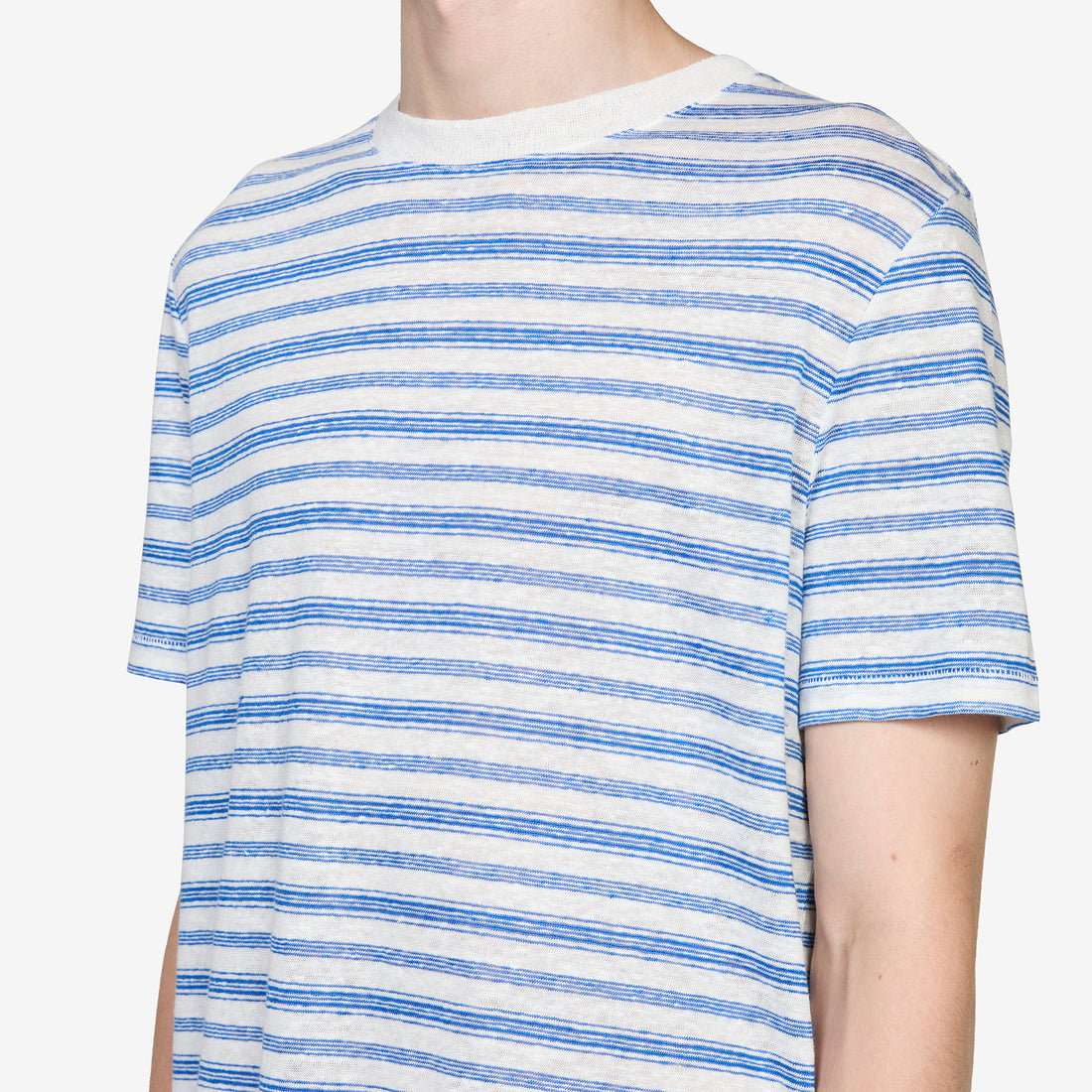 Striped T-Shirt Blue Tees