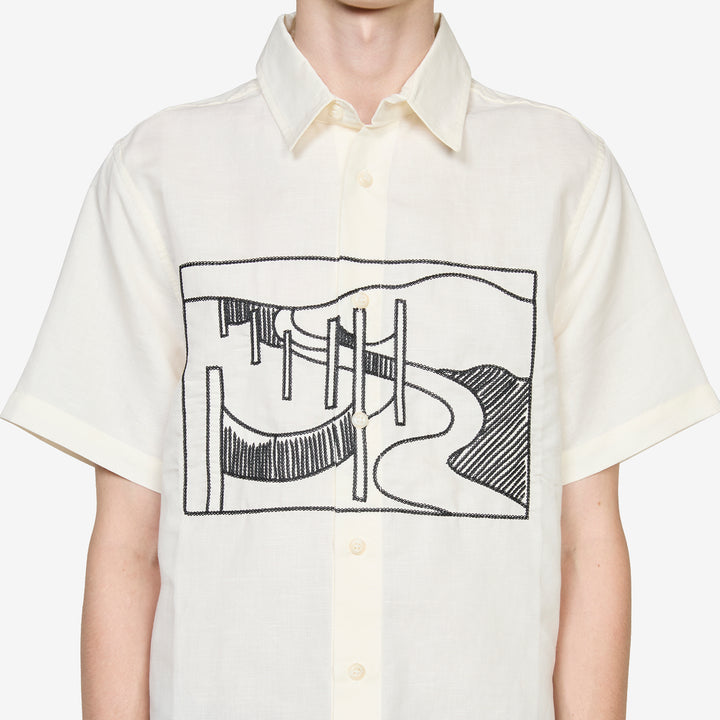 The Dunes Short Sleeve Shirt Off White