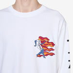 Not Finished Longsleeve T-Shirt White